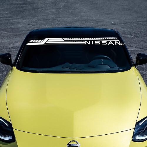 Autocollant de décalcomanie à rayures pour le pare-brise pour Nissan
