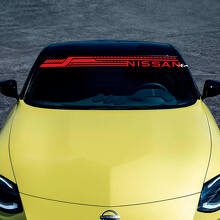 Lettrage de Marque Autocollant Vinyle Géométrique Pare-brise pour Nissan Z Sport 3