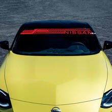 Autocollant de décalcomanie à rayures pour le pare-brise pour Nissan
 3