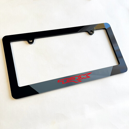Couvercles de plaque d'immatriculation du véhicule Frames Décor de véhicule ajusté à Dodge Ram Trx
