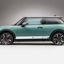 Kit d'autocollants graphiques de bandes latérales géométriques pour Mini Cooper S 2