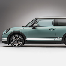 Racing latéral 2 couleurs rayures décalque graphique pour mini Cooper s
 2