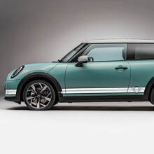 Autocollant Décalcomanie Graphique Bandes Latérales de Course pour Mini Cooper S 2