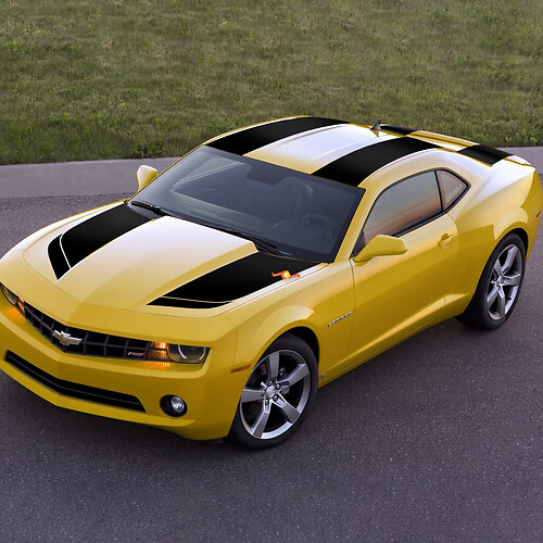 Rallye Racing Stripes Decals Graphics for Camaro Transformers Special Edition

