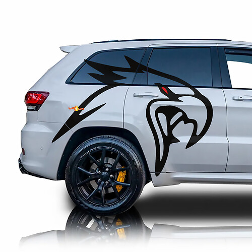 Agle Bird Side Vinyl Decal Graphic Jeep Grand Grand Cherokee Trackhawk
