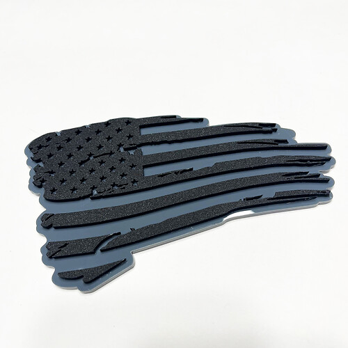 Flag en détresse US Badges patriotiques Fender Tailgate Emblem 3D Badge
