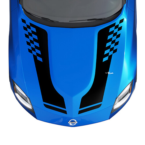 Kit de décalcomanie à carreaux à carreaux pour Nissan Z Sport
