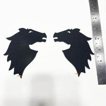 Chevrons d'aile en forme de tête de cheval Emblème 3D pour hayon 2 pour Bronco 10