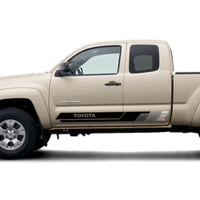 Portes latérales Rocker Stripes Stickers en vinyle Stickers Decal Kit pour Toyota Tacoma
 6