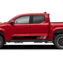 Portes latérales Rocker Stripes Stickers en vinyle Stickers Decal Kit pour Toyota Tacoma
 7