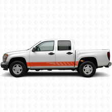 Bandes vinyles décalées à fentes pour porte et bas de caisse Chevrolet Colorado 1ère génération 2004-2012_4