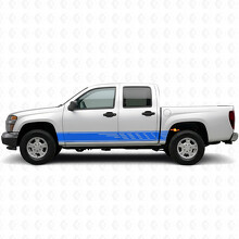 Bandes vinyles décalées à fentes pour porte et bas de caisse Chevrolet Colorado 1ère génération 2004-2012_5