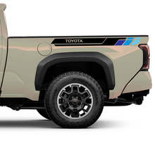 Kit d'autocollants vinyle bande latérale style heritage pour Toyota Tacoma_2