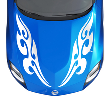 Hood Tribal Flames Stripe Decal Kit pour Nissan Z Sport
 2