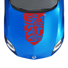 Hood Tribal Flames Stripe Decal Kit pour Nissan Z Sport
 3