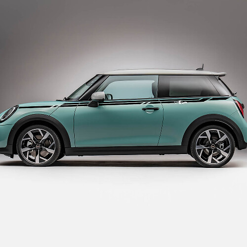 Bandes d'accentuation de course latérales autocollantes pour Mini Cooper S 2
