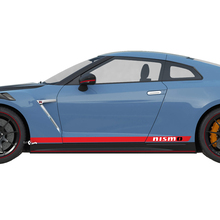 2x portes latérales graphiques Kit de décalcomanie de ligne de bande nismo pour nissan gt-r 4
 2