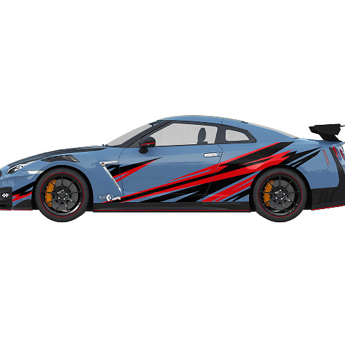 Graphiques secondaires Kit de décalcomanie de ligne de rayures Nismo pour Nissan GT-R
 1