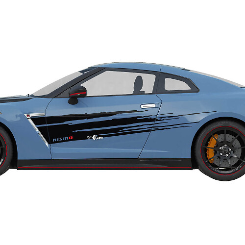 SIDE GRAPHIQUE DÉTÉRAL MOT DE STYLE NISMO KIT POUR NISSAN GT-R
 1