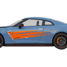 SIDE GRAPHIQUE DÉTÉRAL MOT DE STYLE NISMO KIT POUR NISSAN GT-R
 3