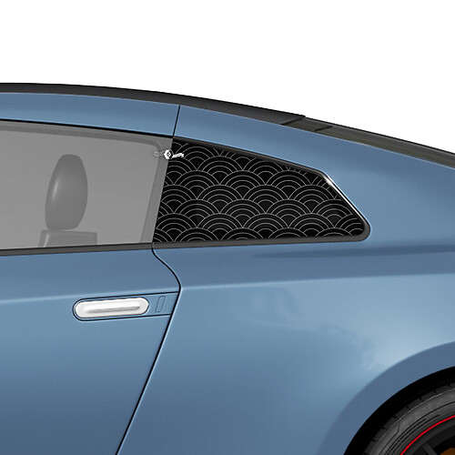 Fenêtre arrière latérale Japon Style Graphics Stickers Stickers Kit pour Nissan GT-R 2
