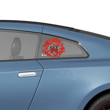 Fenêtre arrière latérale Kit d'autocollants graphiques de style NISMO KIT pour Nissan GT-R
 3