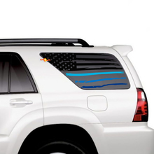 Quart latérale Fenêtre US Flag Patriotic Mountains Sunset Vinyl Vinyl Stickers Decal Kit pour Toyota 4Runner
 2