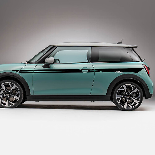 Portes latérales accentuer les rayures graphiques décalale pour mini-cooper s

