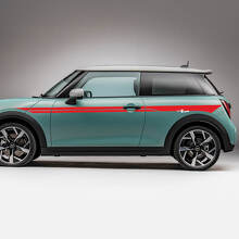 Portes latérales accentuer les rayures graphiques décalale pour mini-cooper s
 3