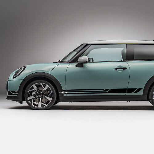 Portes latérales de course de course de course graphiques décalale pour Mini Cooper S
