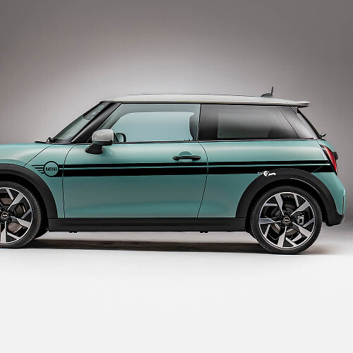 Mini portes latérales rayures de course graphiques décalale pour Mini Cooper S
