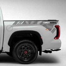 Autocollants vinyles de chevet style topographique TRD pour Toyota Tundra_2
