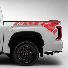 Autocollants vinyles de chevet style topographique TRD pour Toyota Tundra_3