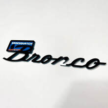 Brronco Sasquatch Fender Badges Tailgate Emblem 3d Badge Black vs Blue
 8