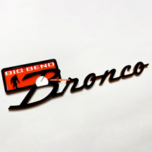 Badges Bronco Big Bend Fender Tailgate Emblem 3d Badge Black vs Orange
 2