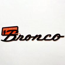 Badges Bronco Big Bend Fender Tailgate Emblem 3d Badge Black vs Orange
 4
