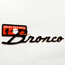 Badges Bronco Big Bend Fender Tailgate Emblem 3d Badge Black vs Orange
 5