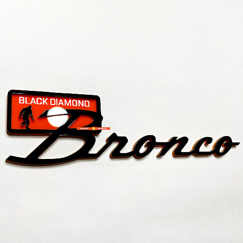Insigne de custode 3D style Yeti Black Diamond Bronco
