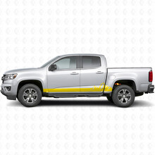 Bandes en vinyle pour porte et bas de caisse Mountain Range pour Chevrolet Colorado 2e génération 2015-2022_3
