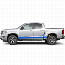 Bandes en vinyle pour porte et bas de caisse Mountain Range pour Chevrolet Colorado 2e génération 2015-2022_5