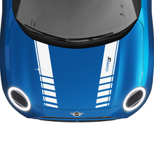 Hood Racing Stripes Rally Decal Graphics Sticker pour Mini Cooper S
 2