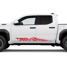TRD OFF Road Mountains Side Rocker Panneer Stickers Stickers pour Toyota Tacoma Quatrième génération
 2