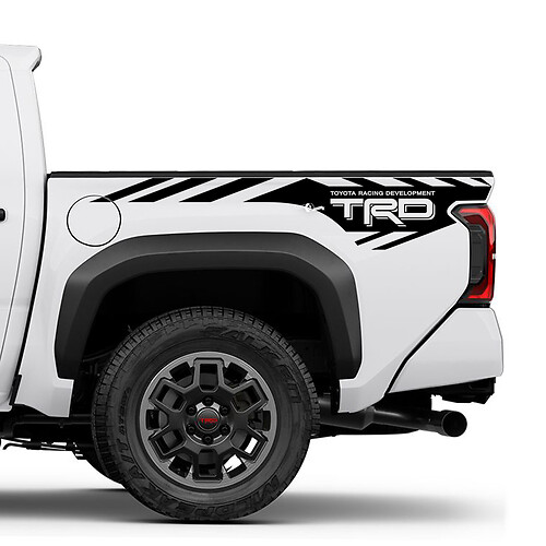 TRD OFF Road Mountains Deside Truck Decs Stickers pour Toyota Tacoma 4e génération
