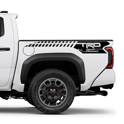 TRD OFF ROAD MOUNTAINS Seccules de camion de chevet Stickers pour Toyota Tacoma 4e génération 3

