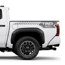 Décalcomanie en vinyle à bandes stroboscopiques TRD Off-Road pour le côté de la benne Toyota Tacoma_2
