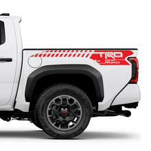 Décalcomanie en vinyle à bandes stroboscopiques TRD Off-Road pour le côté de la benne Toyota Tacoma_3
