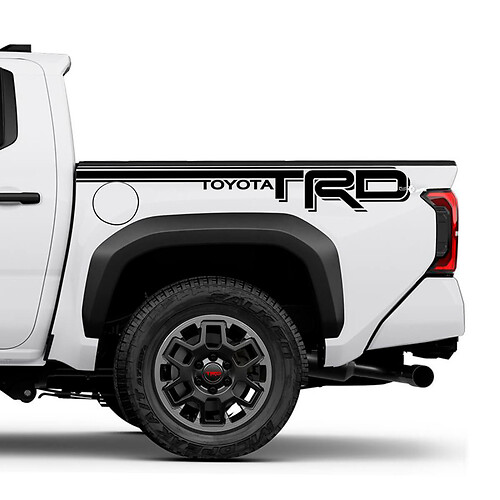 TRD Off Road Bedside Truck Stickers Stickers for Toyota Tacoma 4th Gen
