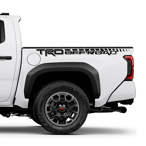 TRD Off Road Bedside Truck Stickers Stickers for Toyota Tacoma 4th Gen 2
