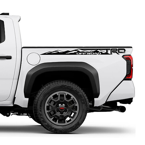 Montagnes TRD Off Road Bedside Truck Decs Stickers pour Toyota Tacoma 4e génération
