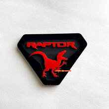 Badge d'emblème 3D queue de dinosaure pour camion puissant_4
